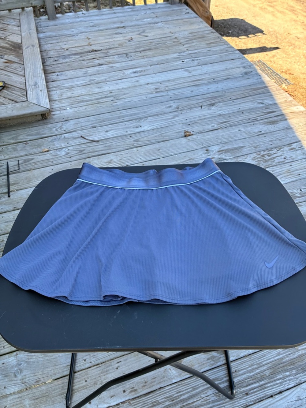 Nike Blue Flared Athletic Skirt